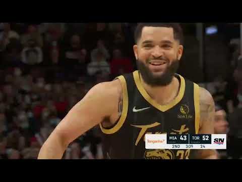 Fred VanVleet with the tough finish on Kyle Lowry then laughs at him