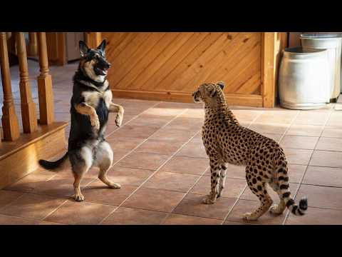 The dog tried to befriend the leopard cub, but a few months later, something terrible happened.