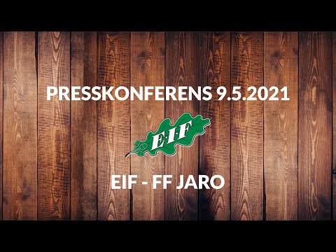 Presskonferens EIF FF JARO 09052021