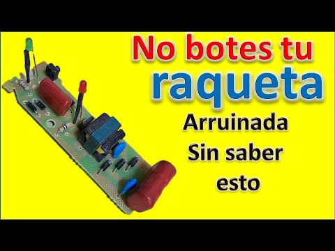 Homemade invention with a mosquito repellent racket that has become obsolete