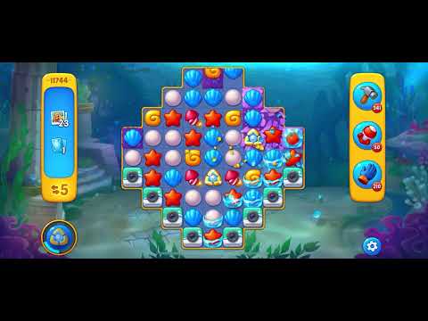 Fishdom level 11744 no boosters フィッシュダム ノーマル