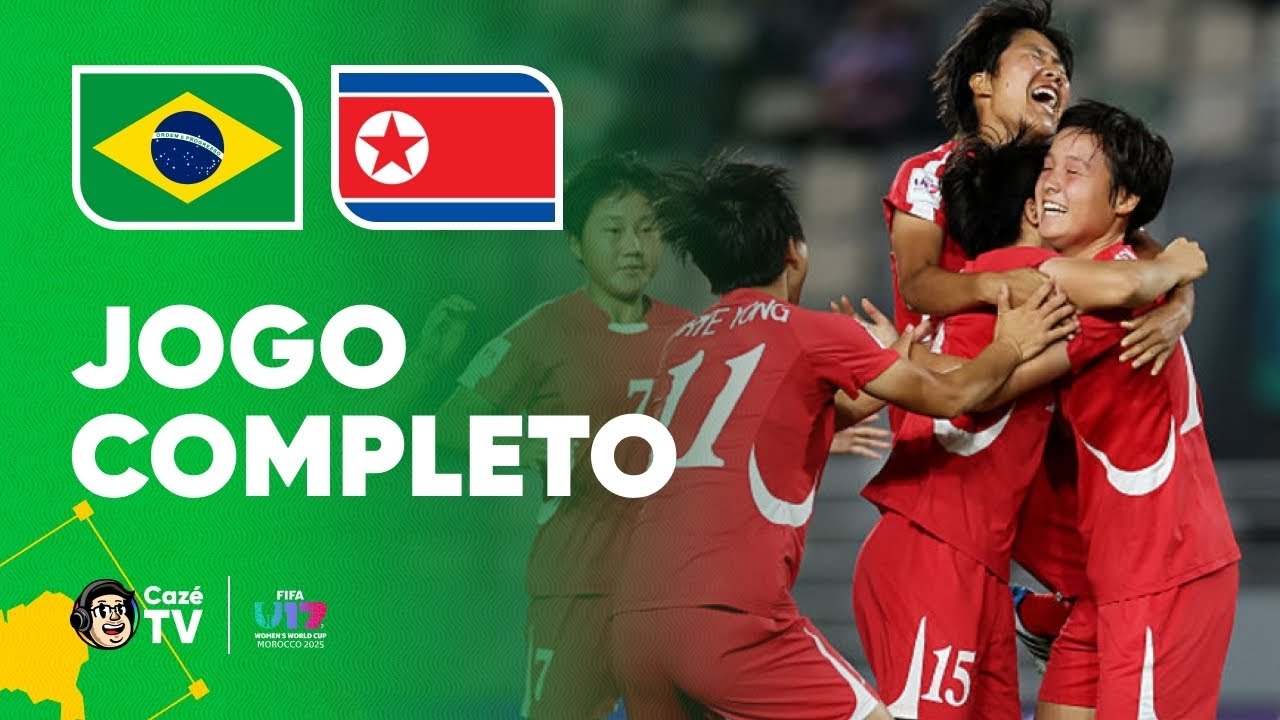 JOGO COMPLETO: BRASIL X COREIA DO NORTE | COPA DO MUNDO FEMININA SUB-17 FIFA™ 2025 | SEMIFINAL