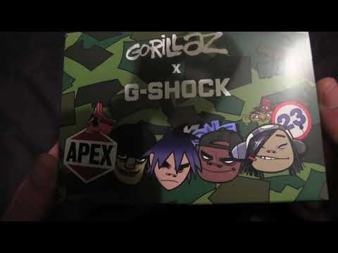Gorillaz Camo G-Shock Casio Watch (Model: GA2000GZ-3A)