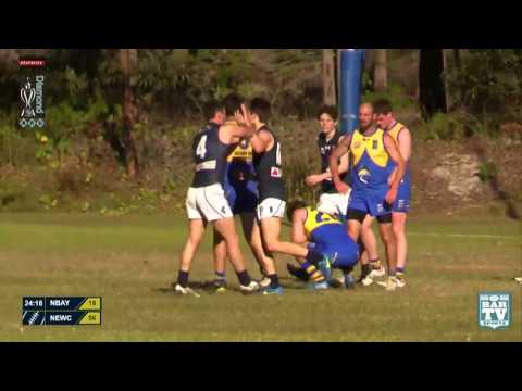 2017 BDAFL Round 16 Highlights - Nelson Bay Marlins v Newcastle City Blues