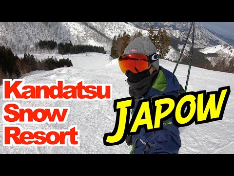 Japow! skiing at Kandatsu Snow Resort in Niigata Japan!