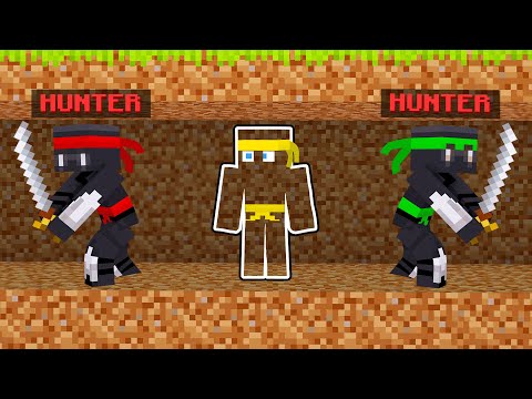 NINJA HUNTERS VS SPEEDRUNNER In Minecraft!