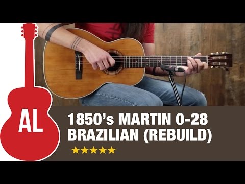 1850's Martin 0-28 Brazilian Rosewood (Rebuild)