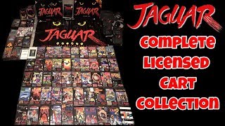 My Atari Jaguar Complete Cart Collection