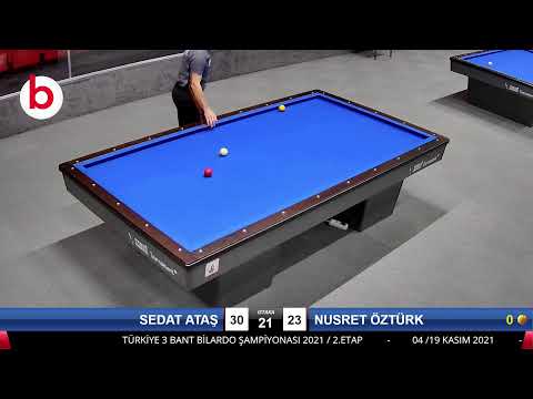 SEDAT ATAŞ & NUSRET ÖZTÜRK Bilardo Maçı - 2021 TÜRKİYE ŞAMPİYONASI 2.ETAP-5.TUR