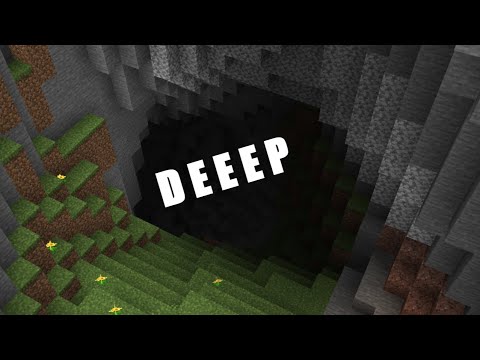Deepest cave in minecraft 1.18!