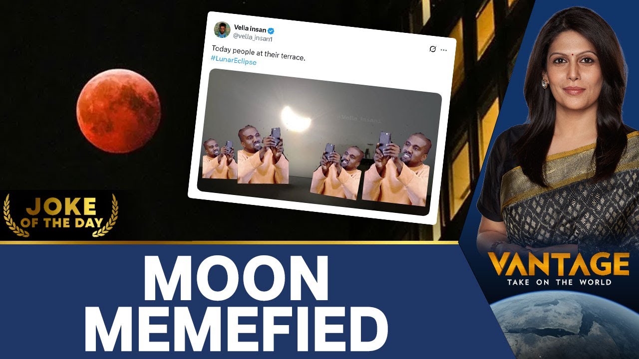 Social Media Celebrates Lunar Eclipse With Memes | Vantage with Palki Sharma