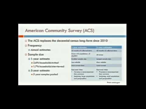 Choropleth Mapping of Estimates and Errors of Estimation from the American Community Survey
