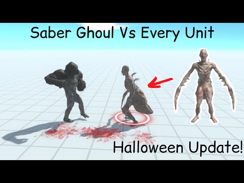 Halloween Update! Saber Ghoul Vs Every Unit ARBS |Animal Revolt Battle Simulator