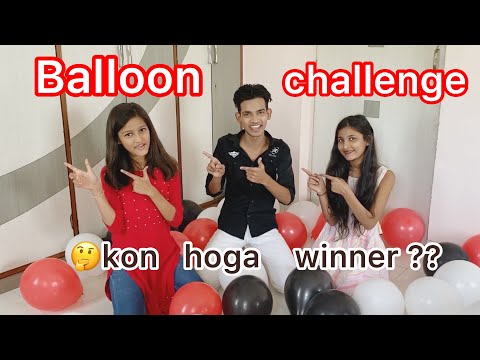 Balloon 🎈 Challenge || Funny Challenges of Amandancerreal || Team red vs Team black vs Team white.