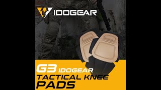 IDOGEAR G3 Protective Pads DP Style Knee Pads Set for Combat pants Tactical Gear Equipments