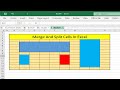 Merge and split cells in excel, merge cells in tables