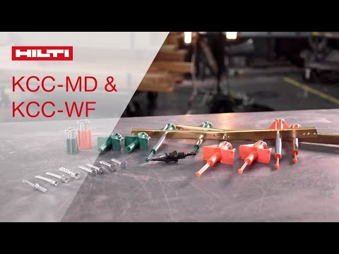 INTRODUCING Hilti Kwik Cast Connect Anchors: KCC-WF and KCC-MD