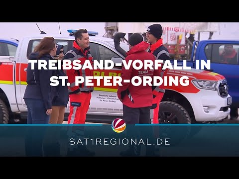 Treibsand-Vorfall in St. Peter-Ording: Strandbereiche gesperrt – Gemeinde rät zu Vorsicht