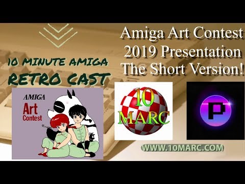10 Minute Amiga Retro Cast Episode 43 - Amiga Art Contest 2019 Results!