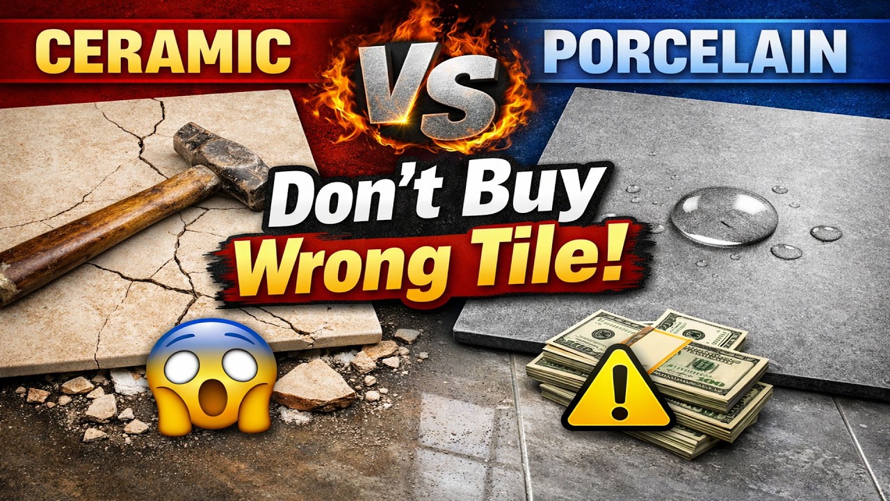 Ceramic vs Porcelain Tile – Which One Is BEST for Your Home?