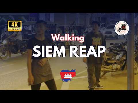 [4K Ultra HDR] 🇰🇭 SIEM REAP AT NIGHT 🇰🇭 | Hidden Gems on Independence Day | Street Food, Live Music
