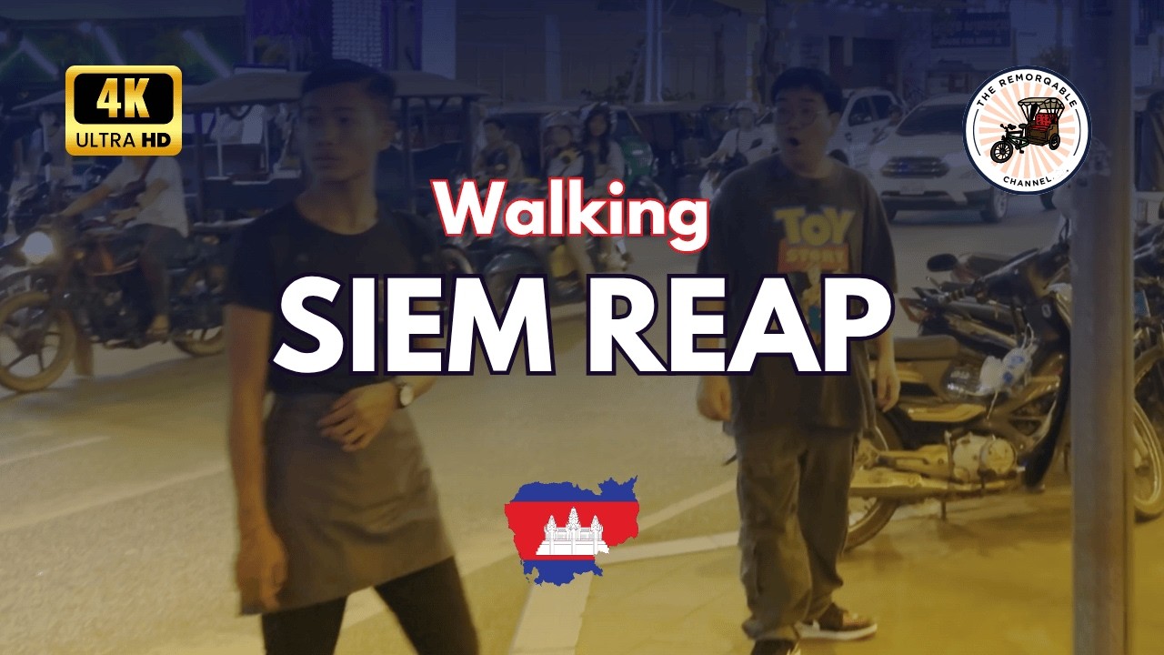 [4K Ultra HDR] 🇰🇭 SIEM REAP AT NIGHT 🇰🇭 | Hidden Gems on Independence Day | Street Food, Live Music