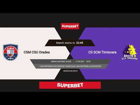 LNBM 2020-2021: CSM CSU Oradea - SCM Timișoara (PLAY-OFF 1 , GAME 1)