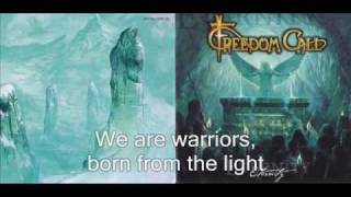 Freedom Call warriors with lyrics