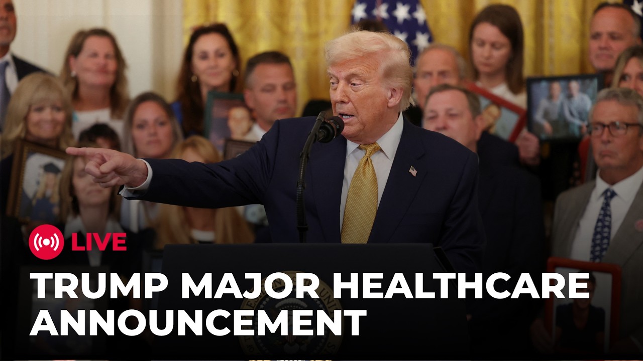 LIVE: US President Donald Trump Addresses Healthcare in Major Announcement | US MIDTERM ELECTIONS