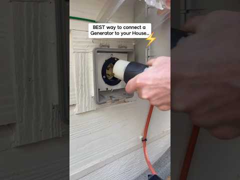 BEST way to connect a Generator to your House…⚡️