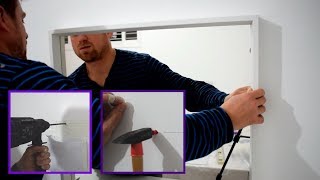 איך לתלות מראה על הקיר, מהר ונקי.