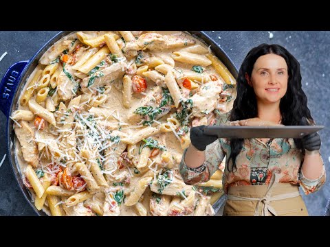 Creamy Tuscan Chicken Pasta aka Marry Me Chicken Pasta