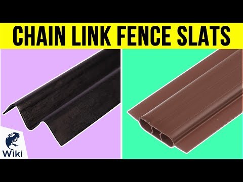 image-How much do chain link fence slats cost?