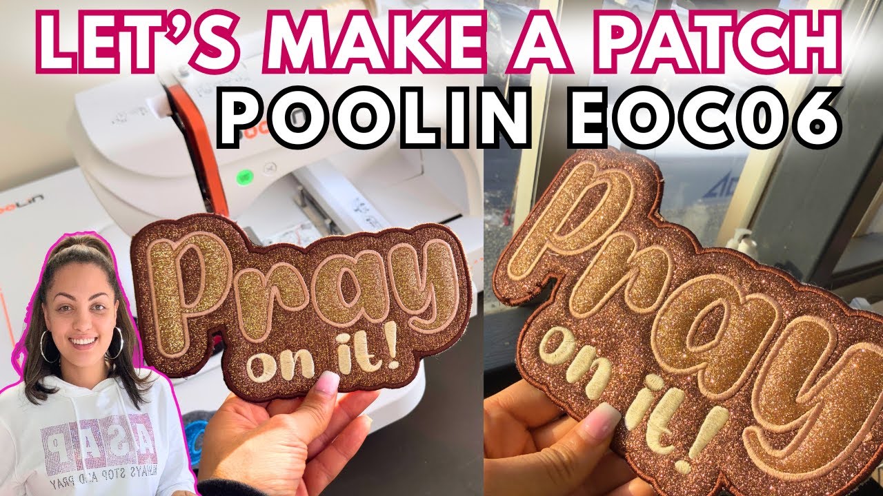 PATCHES WITH THE POOLIN EOC06: Everything You Need To Know About Making Patches With a Single Needle