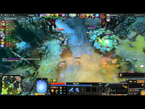WPC 3rd Place Newbee vs Alliance Game 1 Trilane engage