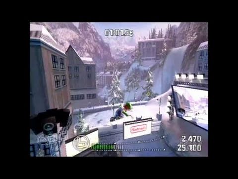 SSX On Tour GameCube Gameplay - Luigi on tour