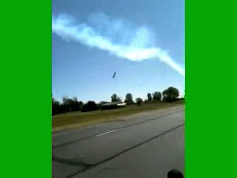 Biplane and RC Airplane Midair Collision