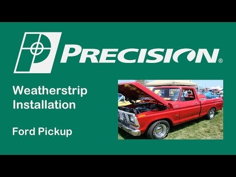 1973-1979 Ford Truck Door Weatherstrip installation