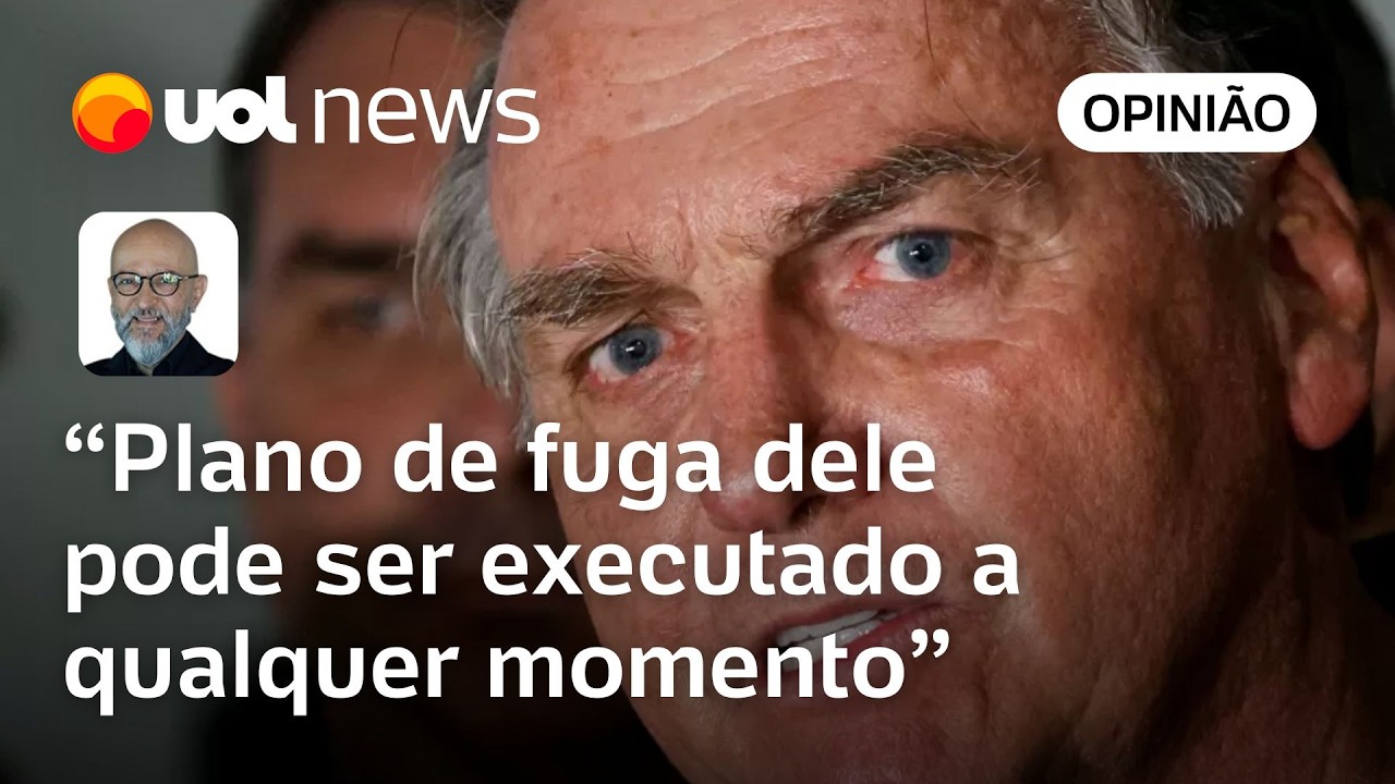 Bolsonaro não esconde desejo de fuga e pode executar o plano a qualquer momento, diz Josias de Souza