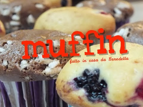 BERRIES & CHOCOLATE MUFFINS - HOMEMADE BY BENEDETTA
