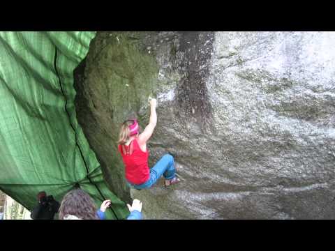 Melloblocco 2013 - Barbara Zangerl sends Climb for Life Woman