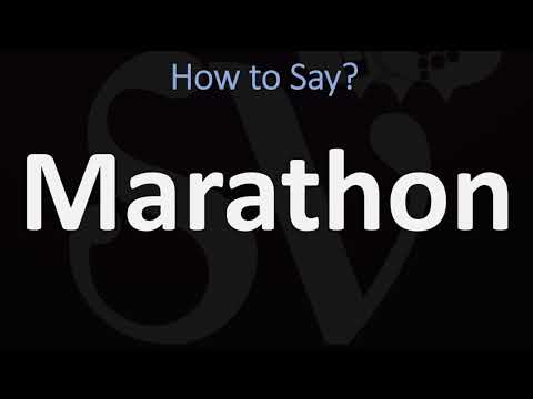 How to Pronounce Marathon? (CORRECTLY)