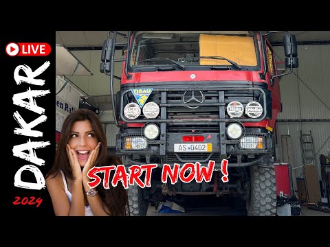 Ready for the Dakar Rally: racing truck and 6x6 service truck in the spotlight