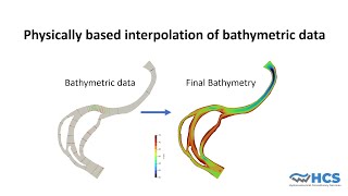 Physically based interpolation of bathymetric data