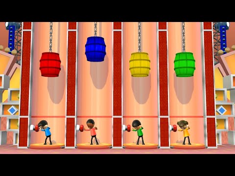 Wii Party - Board Game Island #105 - Oldbie Vs Theo Vs Midori Vs Shinnosuke (Expert CPU)