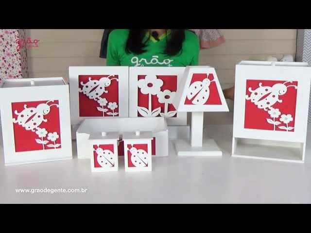 Kit Higiene Completo Joaninha | Ref: 47752