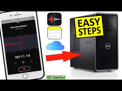 How to transfer Voice Memos from iPhone to Computer with Notes App and iCloud EASY TUTORIAL Video