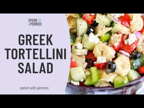 Greek Tortellini Pasta Salad