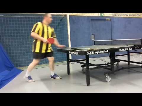 152.Тренировка.Топ-спин на топ-спин слева со стола из 7. 24.11.2017 .