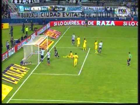 Gol de Bou: Racing 3, Boca 1